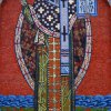 икона Николая Чудотворца мозаика