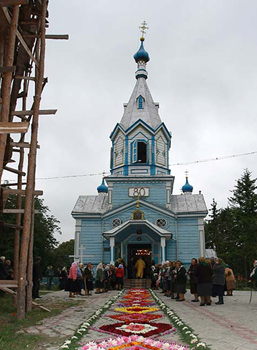 ХРАМ ПОКРОВА ПРЕСВЯТОЙ БОГОРОДИЦЫ Тернопольская обл., с. Залесцы