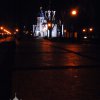 Храм Преображения Господня на Соломенской площади ночью