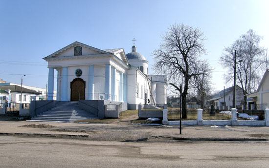 ХРАМ ВОСКРЕСЕНИЯ ХРИСТОВА г. Ичня, воскресенская црковь в ичне