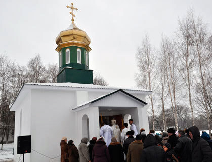 ХРАМ ПОКРОВА ПРЕСВЯТОЙ БОГОРОДИЦЫ Лебединский р-н., с. Гринцево